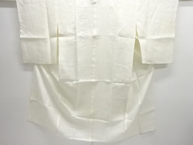 JAPANESE KIMONO / ANTIQUE PURE LINEN OPENWORK WEAVE / FLOWING WATER PA